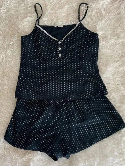 Dot Navy Cotton Sets